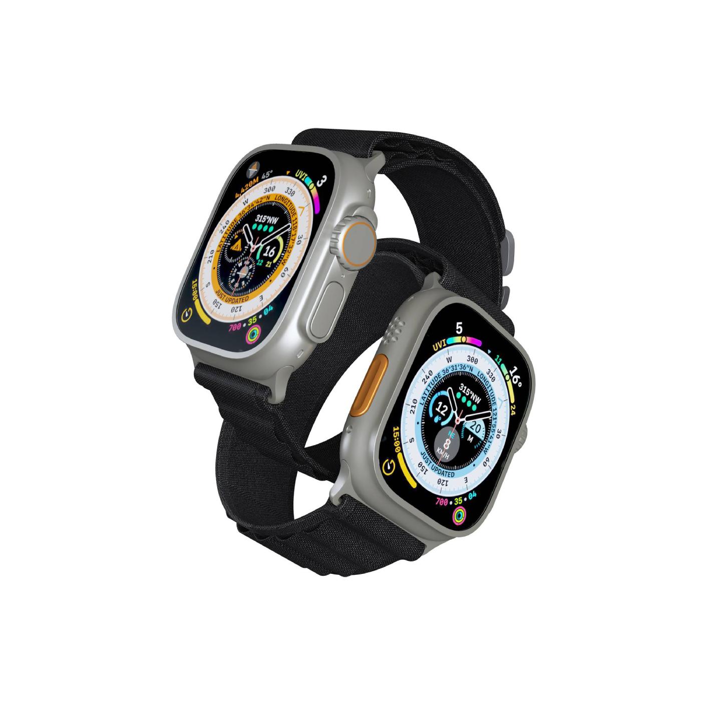 Porodo-ultra-space-titanium-watch-1.86inch-wide-screen-black-3