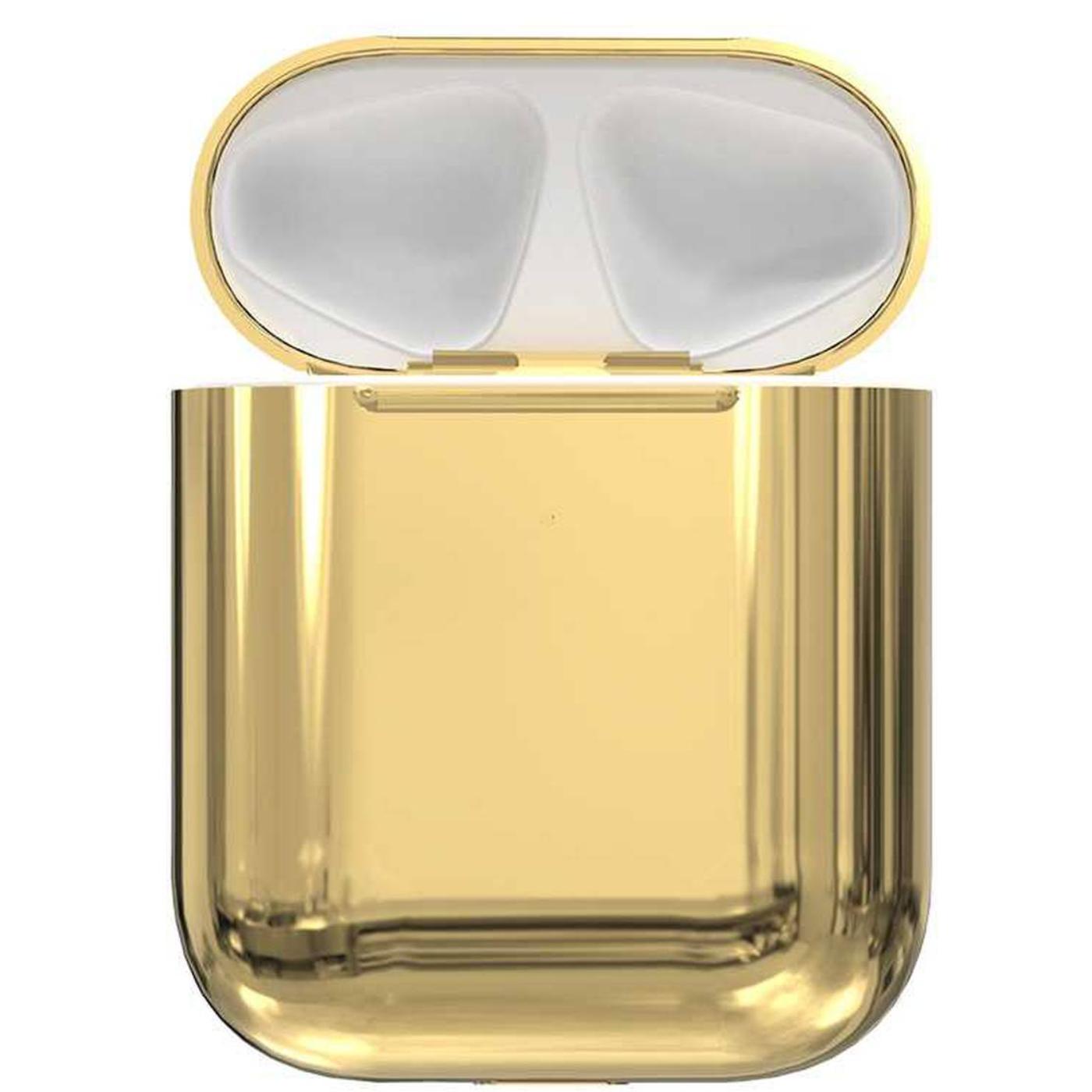 porodo-Wireless Charging Case 5V0.4A Earbuds-gold-1
