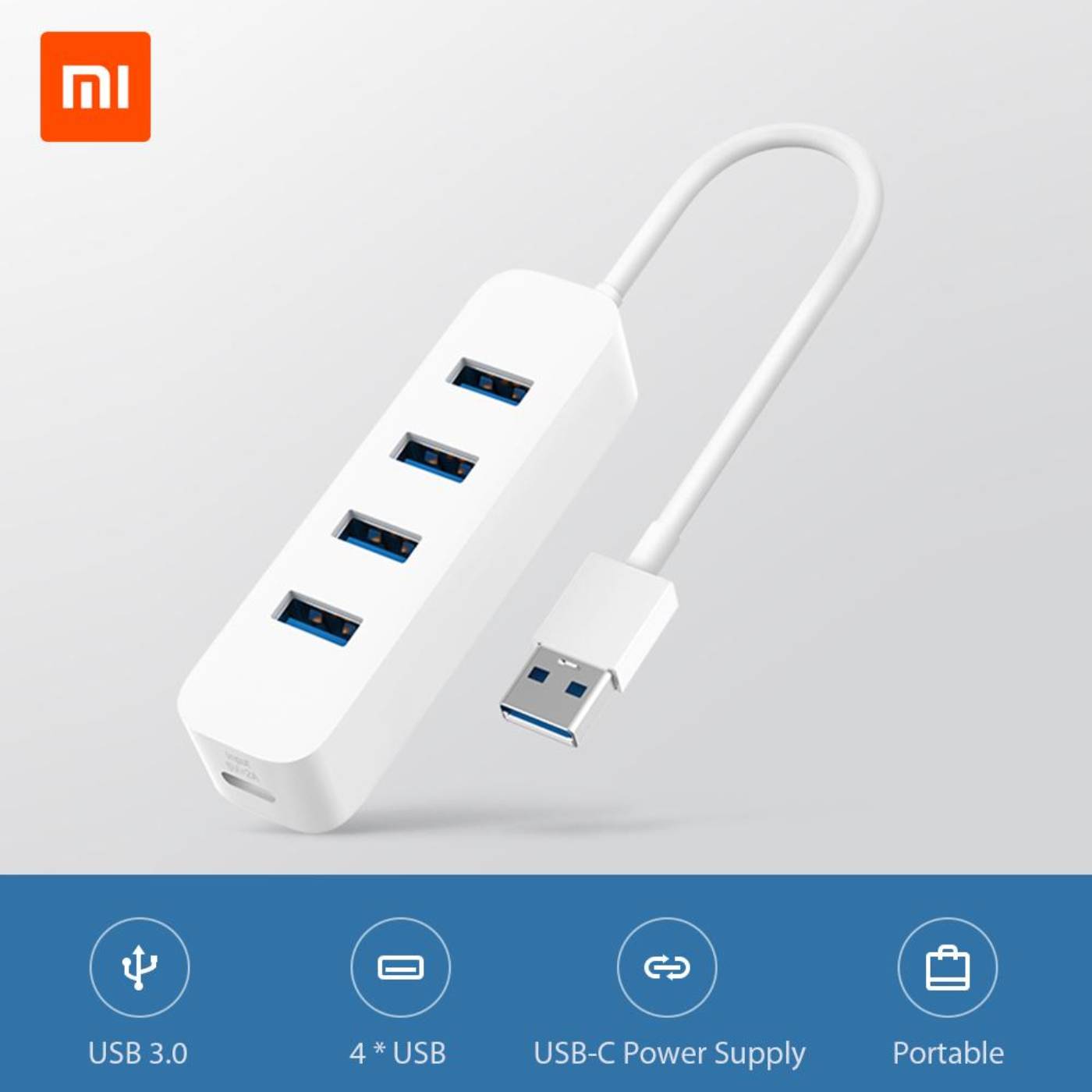Xiaomi-Mi usb 3.0 hub-white-3