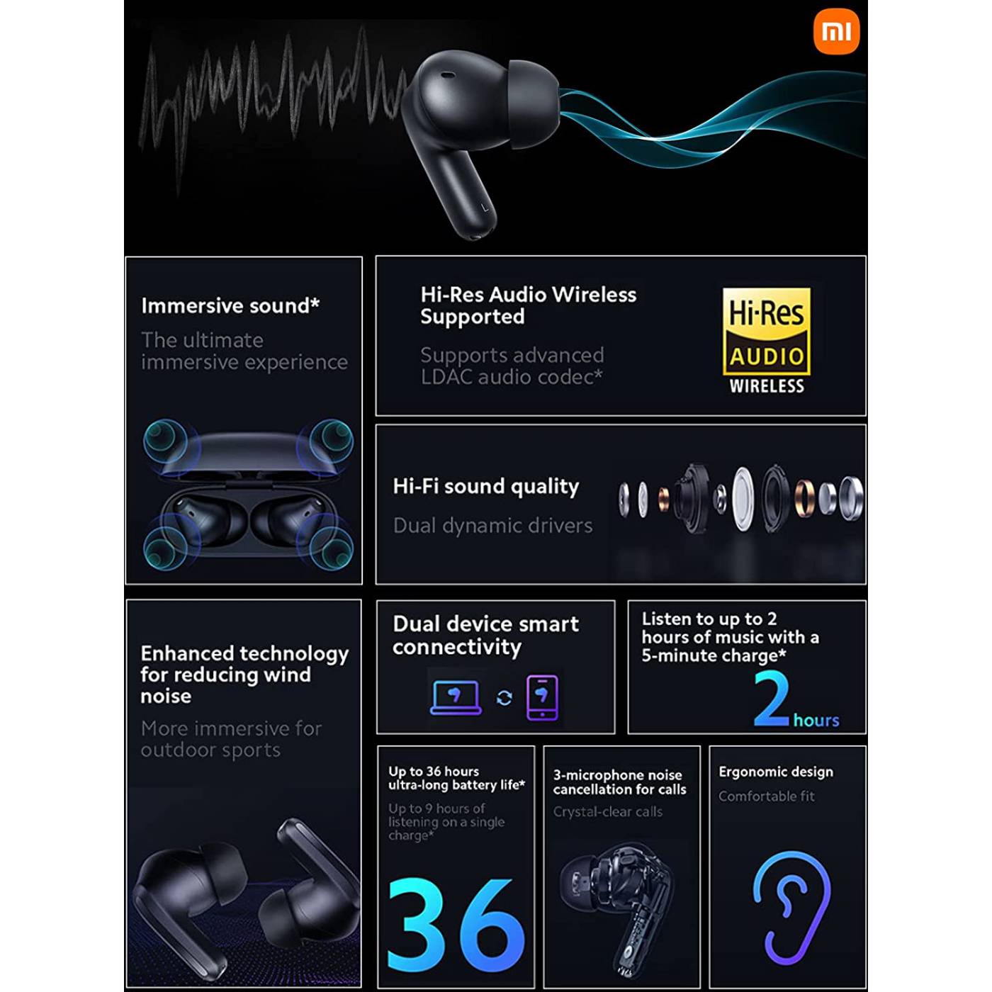 Xiaomik-redmi-buds4-pro-black-2