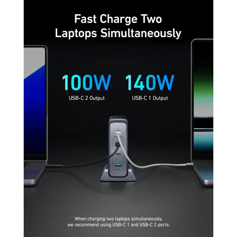 Anker-prime-240W-gan-desktop-charger-black-4