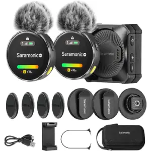Saramonic BlinkMe B2 2.4GHz Wireless Smart Microphone with Touchscreen